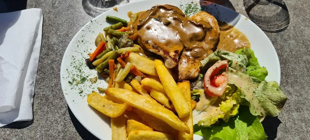 Escalope de Poulet Aux Cepes